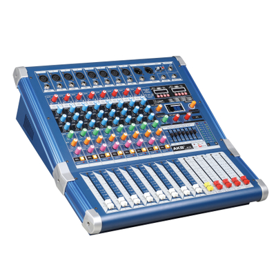 M-08 8 Channel Professional Digital Audio Music Mixer DJ Console