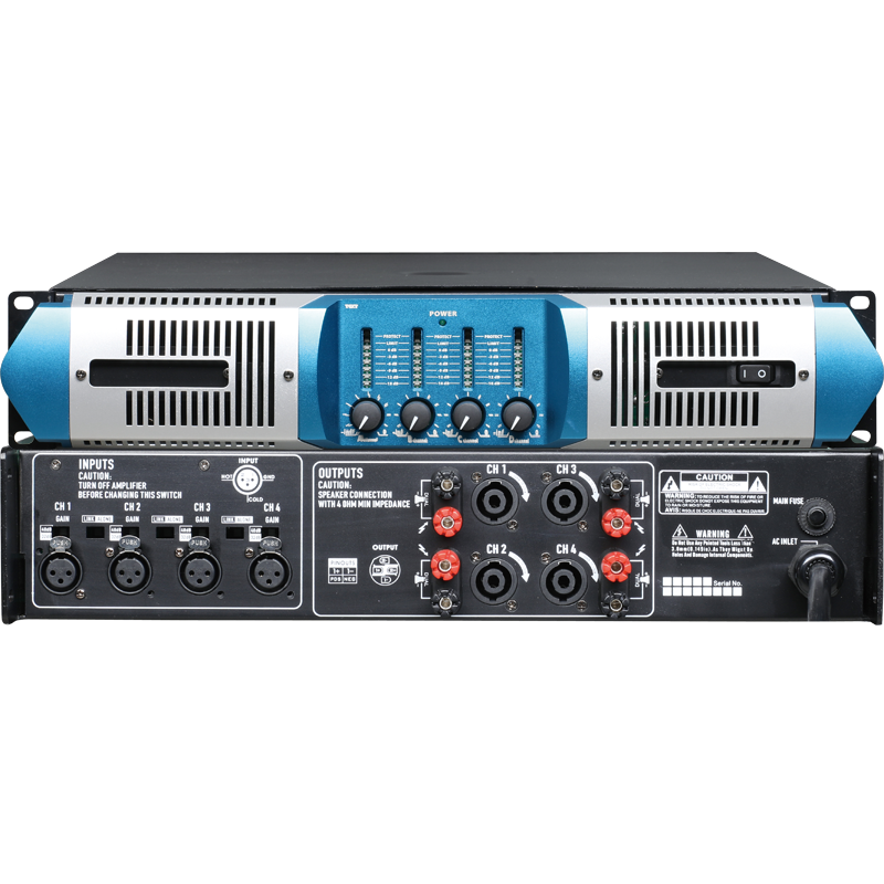 S4 series high end 4 channel power amplifier