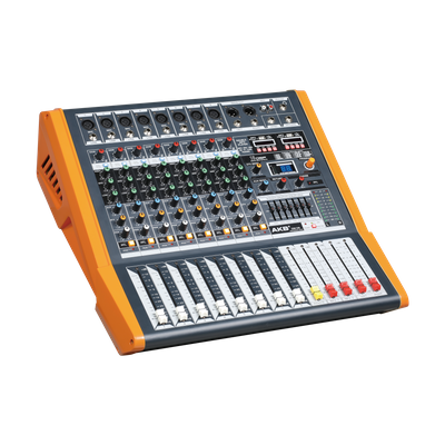 DM-08 Newly designed Studio Mixer professional sound system mp3 music mixer dj