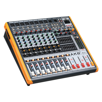 PG-8 professional 8 channel with Double 32 DSP audio mixer