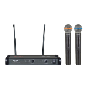 SN-111AⅡ Dual Channels Karaoke UHF Wireless Microphone System 